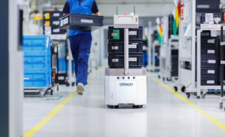 Conçu pour fonctionner à la fois avec les humains et les machines, le robot collaboratif OMRON TM est gage de plus d'efficacité grâce à une large gamme d'applications industrielles garantissant également la sécurité sur le lieu de travail.