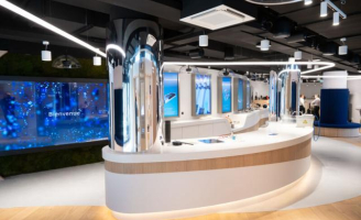 Un showroom design au cœur du siège social,  de 200 m² truffés d’expériences surprenantes,