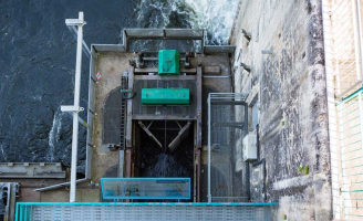 Ascenseur à poissons de l'usine de Tuilières