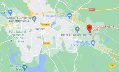 Nos locaux de l'agence Colas de Vannes