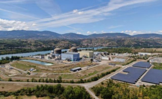 Le site de Saint Aban Saint Maurice avec ses 2 unités de production et près de 14 000 panneaux photovoltaïques installés