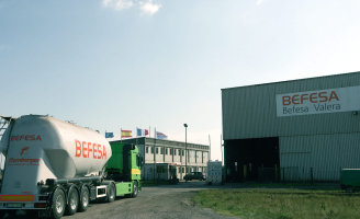 Entrée de l'usine de BCAF