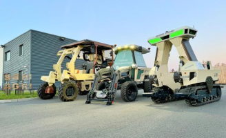 La gamme de véhicules durables SABI AGRI au sein de son usine de production