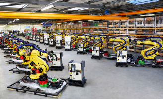 il s'agit de la zone ou nous recevons les robots devant être équiper par BIZLINK pour nos différents clients