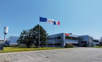 Vue d'ensemble du siège européen de la compagnie Timken