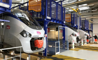 Voici une vue de l'atelier de maintenance