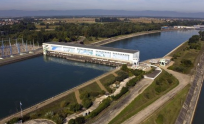 Vue d'ensemble de la centrale hydroélectrique